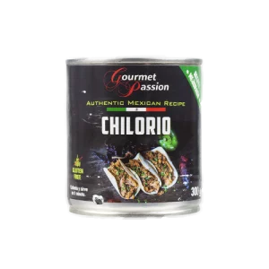 Chilorio Gourmet Passion 300gr: carne de cerdo deshebrada en salsa de chile pasilla y ancho