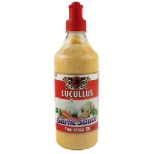1 La salsa de yogur tailandesa Lucullus 500 ml es una salsa cremosa y sabrosa, elaborada con ingredientes de alta calidad. Es perfecta para acompañar tus kebabs, gyros o falafel favoritos. También puedes utilizarla para añadir un toque de sabor a tus ensaladas, wraps o sandwiches.