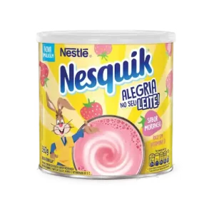 Nesquik Fresa Nestlé 380gr, una buena fuente de vitaminas y minerales.