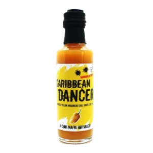 ¡La Salsa Picante Caribbean Dancer de Chili Mafia en 100 ml es una explosión de sabor tropical que te hará bailar!