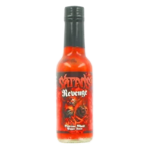 Desata el calor del volcán Naga Jolokia con la salsa "Fuego Infernal" de Hot-Headz. Prepárate para una explosión de sabor y picante que te mantendrá al rojo vivo. ¡Solo apto para los más valientes!