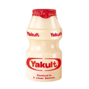 Yakult Original es una bebida a base de leche fermentada que se presenta en envases individuales de 65 ml. Este paquete contiene 8 botellas.