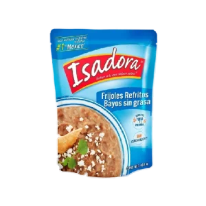 Deliciosos frijoles bayos refritos, sin grasa, ideales para acompañar tus platillos favoritos.