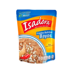 Frijoles bayos cocidos y machacados, listos para servir, 400g