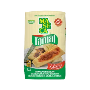 Maseca Harina de Maíz Tamal 1kg: El ingrediente secreto de tus recetas mexicanas. La harina de maíz Maseca es el ingrediente esencial para preparar tus platillos mexicanos favoritos con un sabor auténtico y casero.