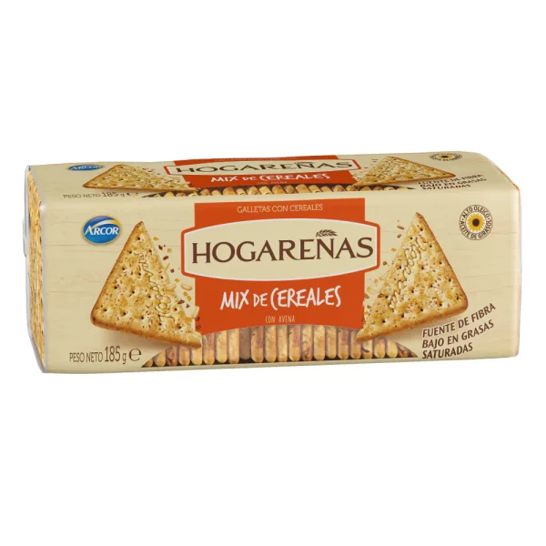 Galletas Hogareñas Mix de Cereales Arcor 185gr